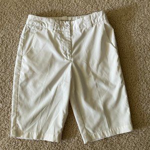 Nike Golf  - Tour Performance, Dri-Fit White Shorts - Size 0